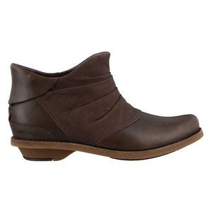 Merrell Adaline Bluff Leather Brown Ankle Boots
